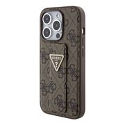 Husa premium  iPhone 15 Pro Max pentru Guess Elegance Series - Maro inchis