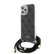 Husa premium  iPhone 15 Pro Max pentru Guess Elegance Series - Negru darth vader