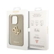 Husa premium  iPhone 15 Pro pentru Guess Elegance Series - Auriu