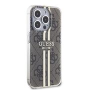 Husa premium  iPhone 15 Pro pentru Guess Elegance Series - Gri deschis