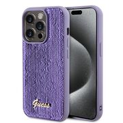 Husa premium  iPhone 15 Pro pentru Guess Elegance Series - Lavanda