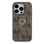 Husa premium  iPhone 15 Pro pentru Guess Elegance Series - Maro