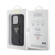 Husa premium  iPhone 15 Pro pentru Guess Elegance Series - Negru darth vader