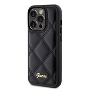 Husa premium  iPhone 15 Pro pentru Guess Elegance Series - Negru
