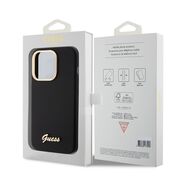 Husa premium  iPhone 15 Pro pentru Guess Elegance Series - Negru