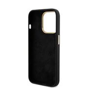 Husa premium  iPhone 15 Pro pentru Guess Elegance Series - Negru
