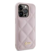 Husa premium  iPhone 15 Pro pentru Guess Elegance Series - Roz deschis