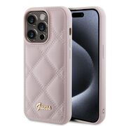 Husa premium  iPhone 15 Pro pentru Guess Elegance Series - Roz deschis
