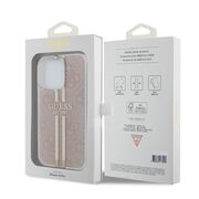 Husa premium  iPhone 15 Pro pentru Guess Elegance Series - Roz neon