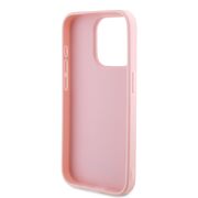 Husa premium  iPhone 15 Pro pentru Guess Elegance Series - Roz neon