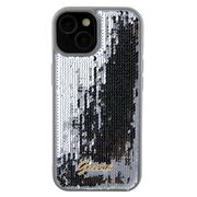 Husa premium  iPhone 15 pentru Guess Elegance Series - Gri