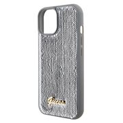 Husa premium  iPhone 15 pentru Guess Elegance Series - Gri