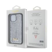 Husa premium  iPhone 15 pentru Guess Elegance Series - Gri