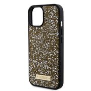 Husa premium  iPhone 15 pentru Guess Elegance Series - Maro