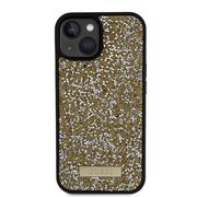 Husa premium  iPhone 15 pentru Guess Elegance Series - Maro
