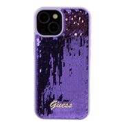 Husa premium  iPhone 15 pentru Guess Elegance Series - Mov
