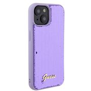 Husa premium  iPhone 15 pentru Guess Elegance Series - Mov