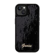 Husa premium  iPhone 15 pentru Guess Elegance Series - Negru denim