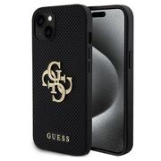 Husa premium  iPhone 15 pentru Guess Elegance Series - Negru electric