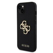 Husa premium  iPhone 15 pentru Guess Elegance Series - Negru electric