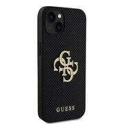 Husa premium  iPhone 15 pentru Guess Elegance Series - Negru electric