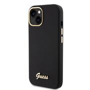 Husa premium  iPhone 15 pentru Guess Elegance Series - Negru