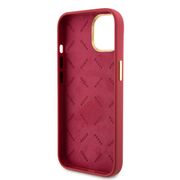 Husa premium  iPhone 15 pentru Guess Elegance Series - Rosu