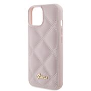 Husa premium  iPhone 15 pentru Guess Elegance Series - Roz
