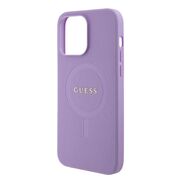 Husa premium pentru  iPhone 15 Pro Max compatibila MagSafe Guess Luxury Series - Lavanda