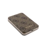 Husa premium pentru  iPhone 15 Pro Max compatibila MagSafe Guess Luxury Series - Maro