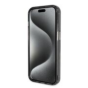 Husa premium pentru  iPhone 15 Pro Max compatibila MagSafe Guess Luxury Series - Negru denim