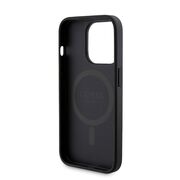 Husa premium pentru  iPhone 15 Pro compatibila MagSafe Guess Luxury Series - Negru denim