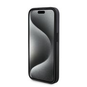 Husa premium pentru  iPhone 15 Pro compatibila MagSafe Guess Luxury Series - Negru denim