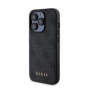 Husa premium pentru  iPhone 15 Pro compatibila MagSafe Guess Luxury Series - Negru denim