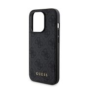 Husa premium pentru  iPhone 15 Pro compatibila MagSafe Guess Luxury Series - Negru denim