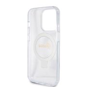 Husa premium pentru  iPhone 15 Pro compatibila MagSafe Guess Luxury Series - Transparent