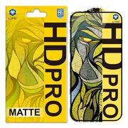 Folie sticla iPhone 16 Pro Max Lito HD Pro Matte, negru