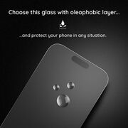 Folie sticla iPhone 16 Pro Max Lito HD Pro Matte, negru