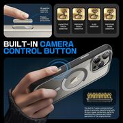 Husa iPhone 16 Pro Max Supcase Unicorn Beetle Slim Clear MagSafe, gri