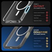 Husa iPhone 16 Pro Max Supcase Unicorn Beetle Slim Clear MagSafe, gri