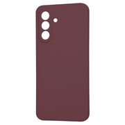 Husa pentru  Samsung Galaxy A56 Liquid Silicone cu MagSafe, subțire, captusita cu microfibra, anti amprentă, protectie cameră foto, Bordeaux