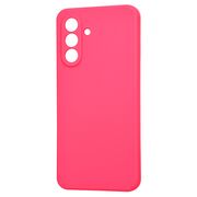 Husa pentru  Samsung Galaxy A56 Liquid Silicone cu MagSafe, subțire, captusita cu microfibra, anti amprentă, protectie cameră foto, Fucsia