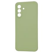 Husa pentru  Samsung Galaxy A56 Liquid Silicone cu MagSafe, subțire, captusita cu microfibra, anti amprentă, protectie cameră foto, Verde
