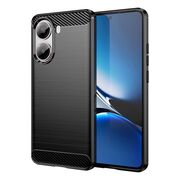 Husa pentru Poco X7 Pro Carbon Liquid Silicone, Negru