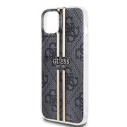 Husa premium  iPhone 15 Plus pentru Guess Elegance Series - Gri inchis