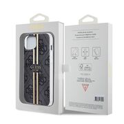 Husa premium  iPhone 15 Plus pentru Guess Elegance Series - Gri inchis