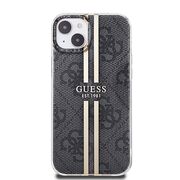 Husa premium  iPhone 15 Plus pentru Guess Elegance Series - Gri inchis