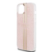Husa premium  iPhone 15 Plus pentru Guess Elegance Series - Roz pal