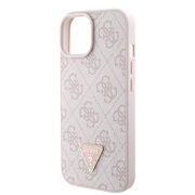 Husa premium  iPhone 15 Plus pentru Guess Elegance Series - Roz