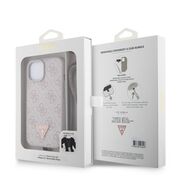 Husa premium  iPhone 15 Plus pentru Guess Elegance Series - Roz